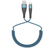 Кабель HAVIT HV-H683 USB Type-C спіральний