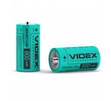 Акумулятор Videx Li-Ion 16340(без захисту) 800mAh 3,7V bulk10