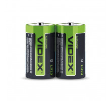 Батарейка лужна Videx LR20/D 2шт SHRINK
