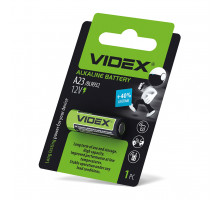 Батарейка лужна Videx А23/Е23А 1шт BLISTER CARD