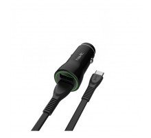 Автомобільний зарядний пристрій HAVIT HV-ST849 з Type-C кабелем 2USB