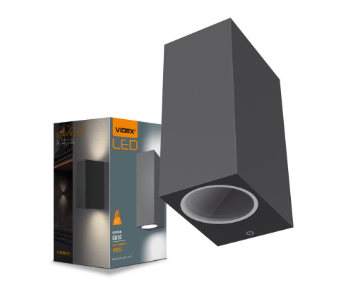 LED Світильник архітектурний AR012G IP54 VIDEX GU10x2