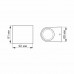 LED Світильник архітектурний AR031 IP54 VIDEX  3W 2700K