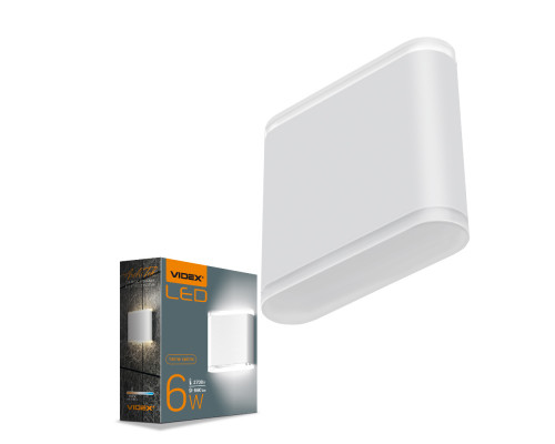 LED Світильник архітектурний AR06 IP54 VIDEX  6W 2700K білий