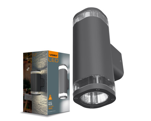 LED Світильник архітектурний AR072G IP54 VIDEX GU10x2