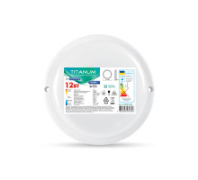 LED світильник IP65 круглий TITANUM 12W 6500K TL-BHR-126