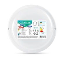 LED світильник IP65 круглий TITANUM 20W 6500K TL-BHR-206