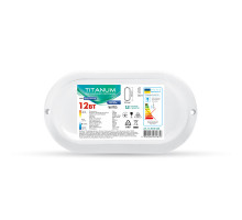 LED світильник IP65 овальний TITANUM 12W 6500K TL-BHO-126