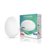 LED світильник настінно-стельовий TITANUM 12W 5000K  Матовий