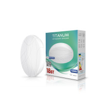 LED світильник настінно-стельовий TITANUM 18W 5000K Криві лінії