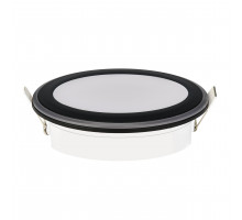 Світлодіодний світильник вбудований LED PARKER-12 12W 4200K чорний
