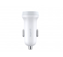 Автомобільний зарядний пристрій HAVIT HV-CC2008 2USB White