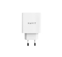 Швидкий зарядний пристрій HAVIT HV-UC1015 USB 18W 3.1A QC3.0 White