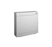 Модульний щиток, білі дверцята, настінного монтажу, IP40, 2 ряда, 2x18 модулі, PNS 2x18W