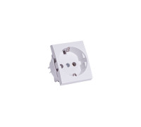 Модульна розетка 16А, 250В Schuko, GS PMF-C