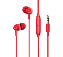 Вакуумні навушники з мікрофоном HAVIT HV-E48P Red