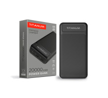 Повербанк TITANUM 913 Black 20000mAh