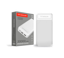 Повербанк TITANUM 913 White 20000mAh