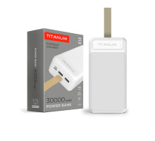 Повербанк TITANUM 914 White 30000mAh