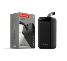 Повербанк TITANUM 741 Black 50000mAh