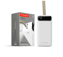 Повербанк TITANUM 741 White 50000mAh