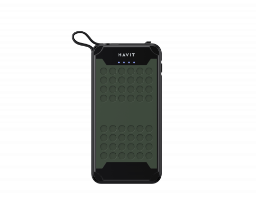 Захищений повербанк HAVIT FS214 IP67 Green 10000mAh