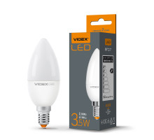 LED лампа VIDEX  C37e 3.5W E14 3000K