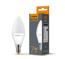 LED лампа VIDEX  C37e 7W E14 3000K