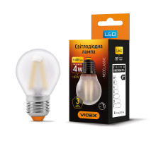 LED лампа VIDEX Filament G45FMD 4W E27 4100K дімерна
