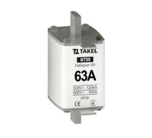 Плавка вставка запобіжника NT00 63А TAKEL