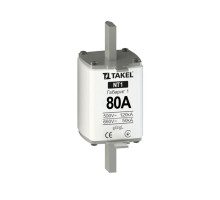 Плавка вставка запобіжника NT1 80А TAKEL