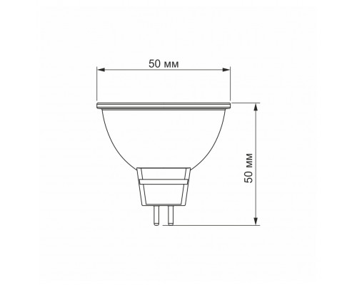 LED лампа VIDEX MR16e 12V 6W GU5.3 4100K