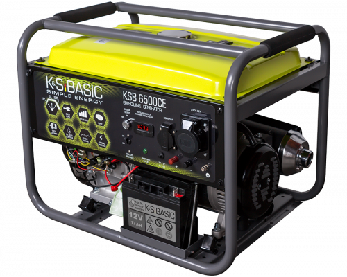 Бензиновий генератор KSB 6500CE
