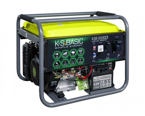 Бензиновий генератор KSB 6500CE