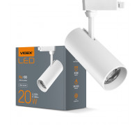 LED  світильник трековий VIDEX 20W 4100K білий