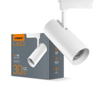 LED світильник трековий VIDEX 30W 4100K білий